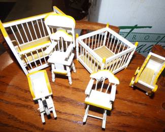 Vintage Doll House Furniture For Baby's Room