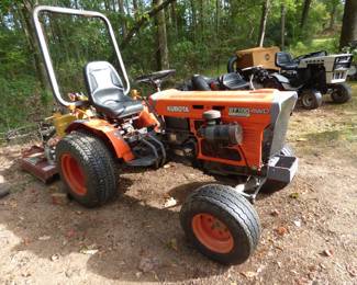 Kubota B7 100 HST 4 WD Tractor.  Accepting Bids Starting at $2900.  Bush Hog Sold Separately.  See Next Picture