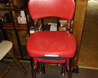 Retro MCM step stool 