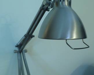 SILVER DESK LAMP