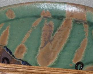POTTERY SERVING PLATE