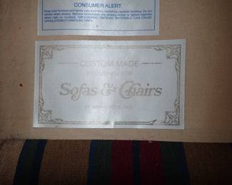 SOFAS & CHAIRS STRIPE SOFA