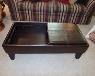 STORAGE & TRAY OTTOMAN