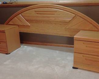 HEADBOARD WITH NITE STANDS