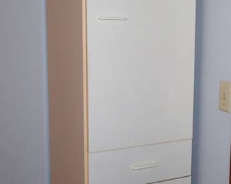 STORAGE WALL SHELF W/DRAWERS