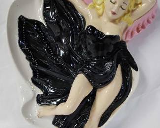 1950s Vintage Pinup Girl Trinket Dish Ashtray