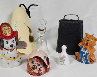 Assorted Decorative Bells W Cool Cowbell