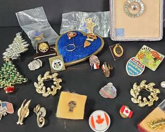 Collection of Small Vintage Lapel Pins