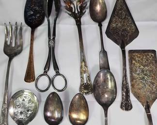 Cool Vintage Silver Serving Utensils 