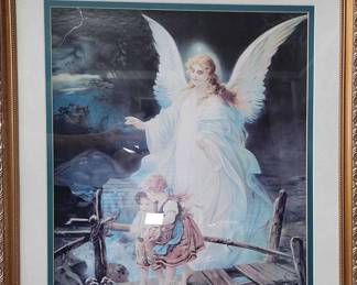 Framed Angel Print 