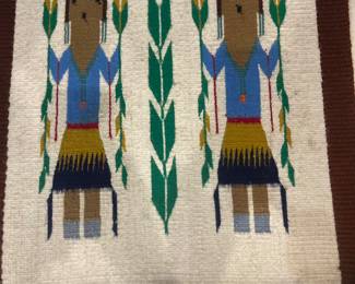 Navajo Yei with cornstalks