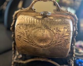 Silver player antique biscuit warmer