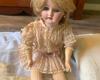 Beautiful condition Antique Huge Simon Halbig Doll with all original clothes. 