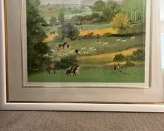 Michael Delacroix signed Lithograph "Le Debucher" numbered 19/150