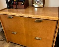 VINTAGE WOOD FILE CABINET
