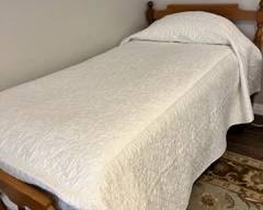 PAIR OF MAPLE WOOD TWIN BEDS