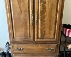 WOOD ARMOIRE