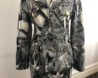 Outstanding collection of ladies classic and vintage designer apparel (mostly sizes 2-8) by St. John, Burberry, Moschino Italy and more.