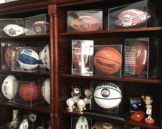 LOTS of Houston Texan, Rockets and Astros sports memorabilia and collectibles.