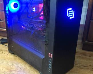 LOTS of computers, monitors and components including this high-end 2020 Maingear i9 3.70GHZ Geoforce 3080 computer.