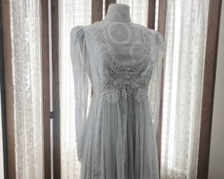 Vintage hand-beaded peignoir set.