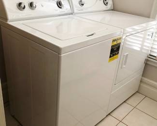 2015-2016 models Speed Queen Commercial Heavy Duty washer and gas dryer.