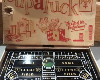 Vintage CupaLuck party game.