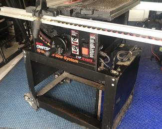 Craftsman 10" table saw.