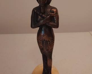 Egyptian Statue on marble base