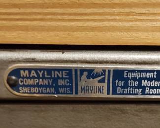 Mayline 10 Drawer Stacked Flat file cabinet 48" x 36" 
Due to set up /  balancing the draft table, MUST stay until end of Sale. 