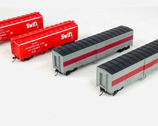 Walthers HO Scale Ready-to-Run Model Railroad Cars 2-Packs 932-24159 and 932-22571
