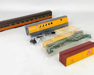 Assorted HO Scale Train Car Kits