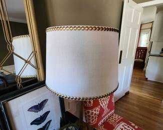 Table Lamp with Nailhead Trim Shade