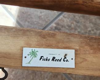 Vintage Ficks Reed Co. Chairs (pair available)