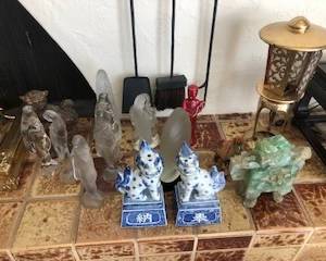crystal madonnas and Chinese foo dogs and censor