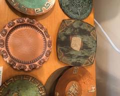 Copper Sterling Turquoise Platters