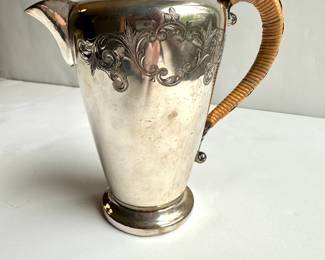 Silver plated tea pot. 