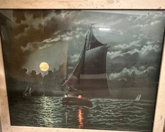 A romantic vintage print. 