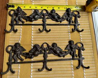 Beautiful angel motif hooks for your jewelry or antique purses 