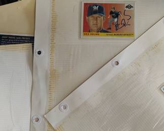 Signed baseball cards 