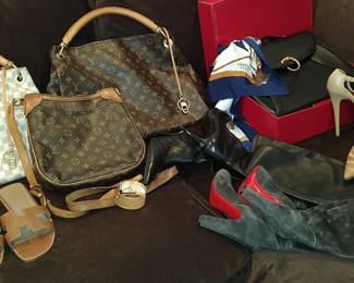 A sample of the Designer shoes and handbags, more to come.