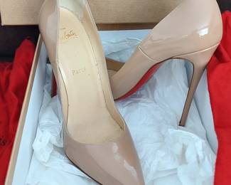 Christian Louboutin shoes, barely used in box 