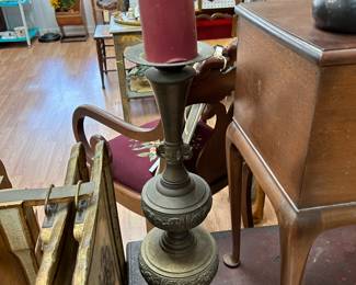 Antique candle holder
