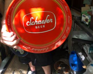 Vintage Schaefer drink tray