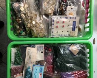 Lots of Buttons and beads 