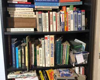 Baseball books, guides, magazines