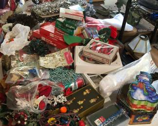 Vintage Christmas.  Still unpacking