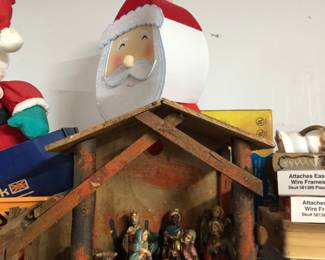 Vintage Nativity set
