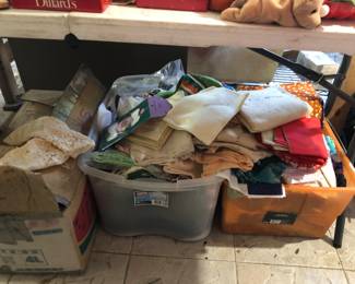 Fabric, needle crafts 