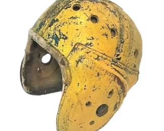 Vintage Leather Football Helmet